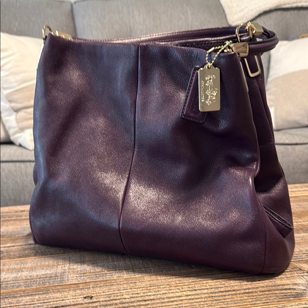 Purple Coach Bag in Excellent Used Condition - Picture 2 of 13